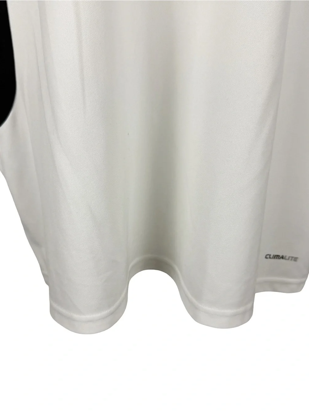 Mens Adidas Clutch Climalite Athletic Soccer Futbol White Jersey Size M